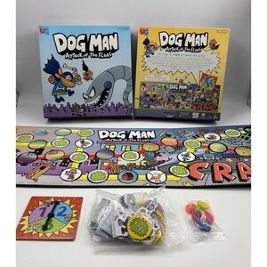 Dog Man: Attack Of The Fleas Board Game & Hotdog Card Game